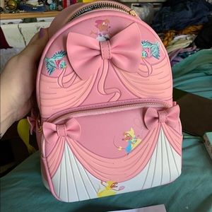 Loungefly Cinderella pink mini backpack